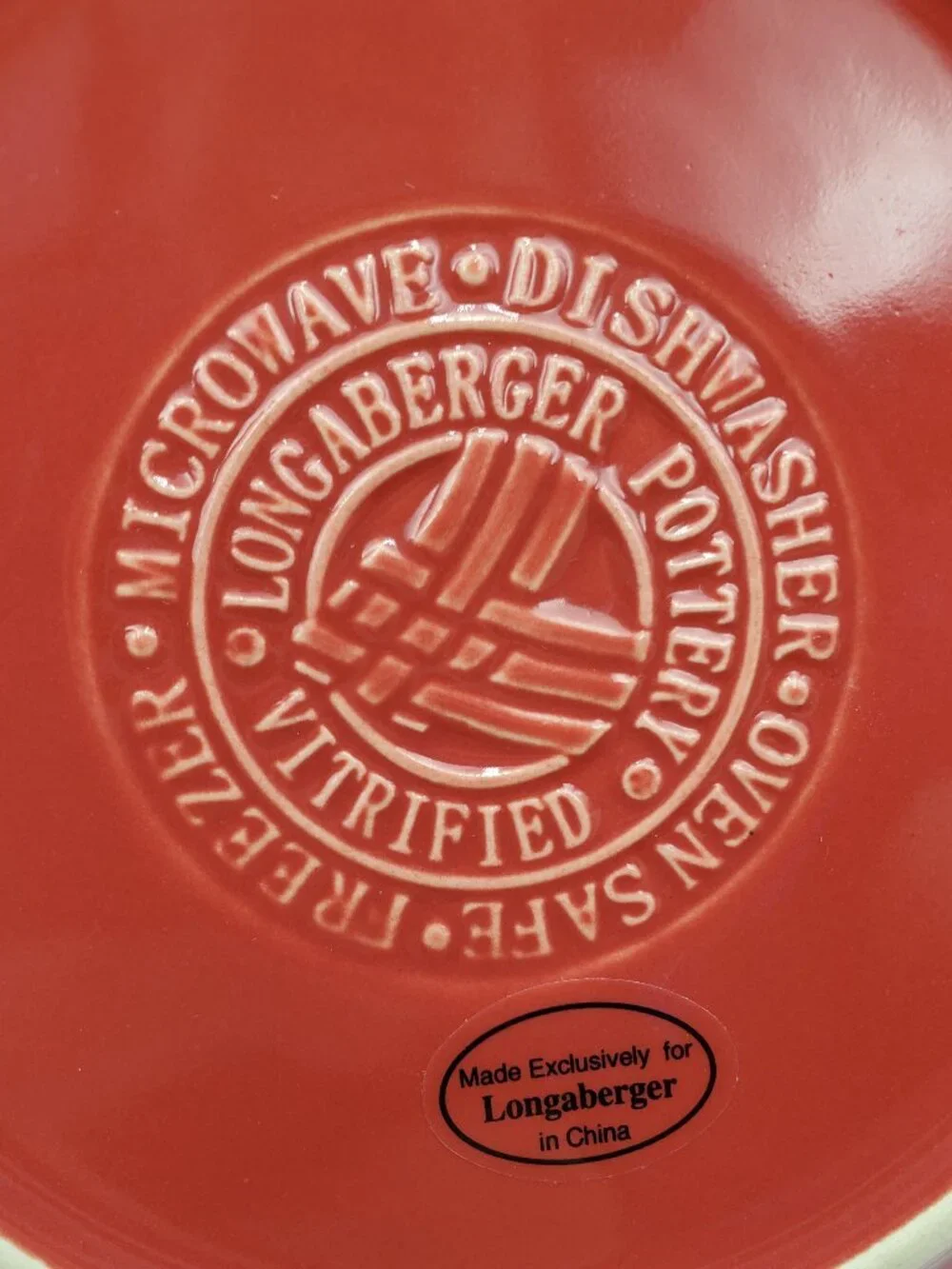 Longaberger Woven Traditions Tomato Red 7
